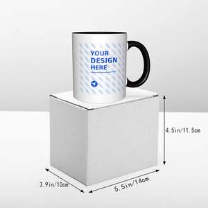 Taza de Cerámica para Café o Té, Estilo Americano, Portátil, Desechable, Ecológica, Diseño Personalizado Hecho a Mano, en Colores Blanco y Negro - Product Image 5