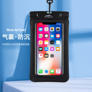 Étui de téléphone transparent et étanche de 13 pouces avec coussin d'air, compatible avec les écrans tactiles, idéal pour les sports de plein air - Product Image 2