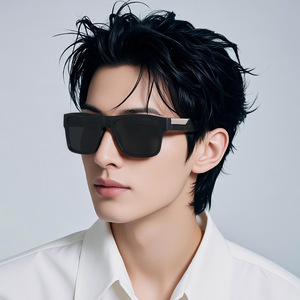 Nouvelles lunettes de soleil carrées rétro pour hommes, verres polarisés UV400, monture en plastique et métal, type 3, protection solaire, monture en PC, verres TAC - Product Image 5