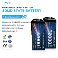 Drone de transport de 15 kg avec batterie longue durée, vol de 6 secondes, 22,2 V, 32 000 mAh, batterie lithium-ion haute capacité, pack d'alimentation rechargeable