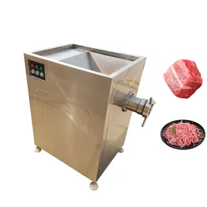 Máquina picadora de carne congelada Vertical de seguridad de grado alimenticio comercial de fabricantes a buen precio, picadora de carne eléctrica