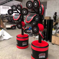 YG-BM002 Machine d'entraînement de boxe autoportante réglable avec cible multi-pousses et cibles de frappe pour salle de sport