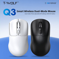 T-WOLF Q3 2.4G Mouse Optik Nirkabel 4D Portabel Isi Ulang Ergonomis Mouse Komputer Nirkabel untuk Laptop Desktop
