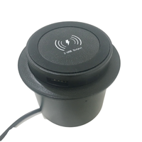Prise de table encastrée pour canapé avec port USB de charge pour smartphone, extension USB escamotable pour mobilier, multiprise élégante