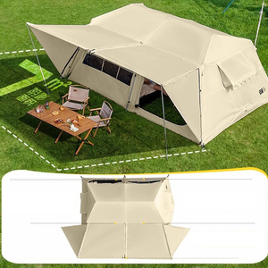 เต็นท์แคมป์ปิ้งสำหรับครอบครัวยี่ห้อ Entai <span class=keywords><strong>Vidalido</strong></span> แบบหนึ่งห้องนอน สำหรับสี่ฤดู กันน้ำสองชั้น UPF50+ เปิดอัตโนมัติรวดเร็ว พกพาสะดวก - Product Image 5