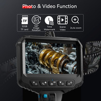 Nouveau 4.3 pouces 1080P HD articulé endoscope endoscope IP67 caméra étanche avec verrouillable pour l'inspection de tuyau de moteur de voiture