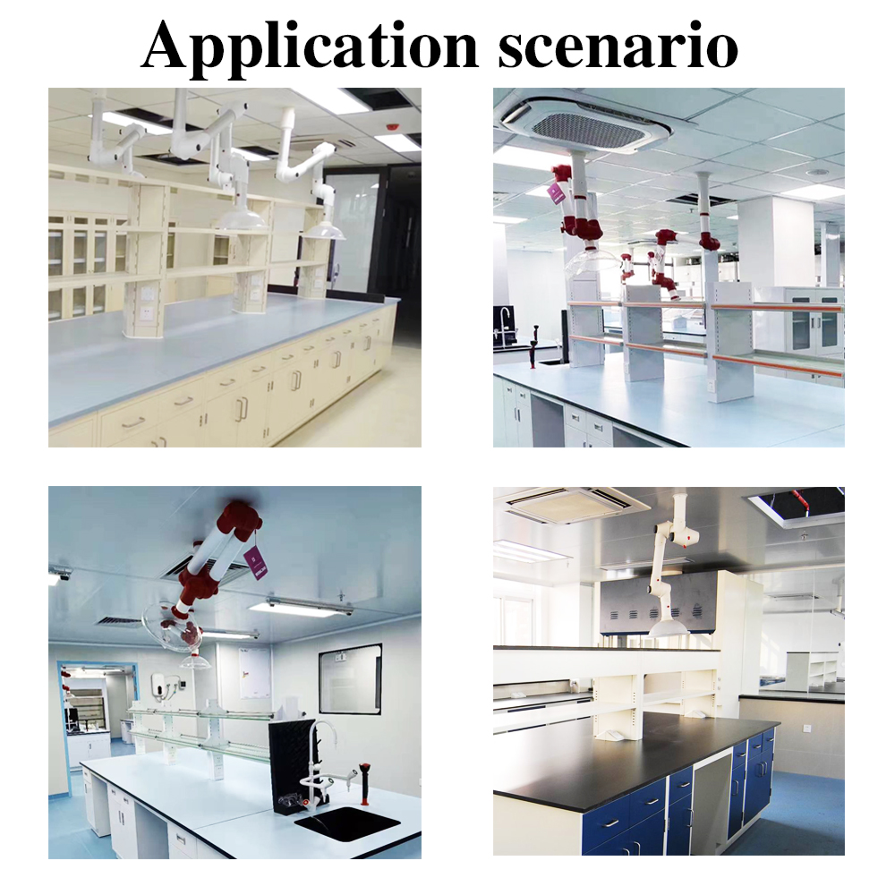 110mm PP Laboratory Fume Hood Polypropylene Science Lab Fume Hood