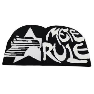 Bonnet court de pêcheur en laine tricotée, design spécial, chaud pour l'hiver, à bord retroussé, motif écossais, 100% laine, idéal pour les voyages - Product Image 1