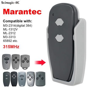 Пульт дистанционного управления для гаражных ворот MARANTEC M3-2312, M3-2314, Digital 382, 384, M3-3313, 315 МГц, 65892 - Product Image 3