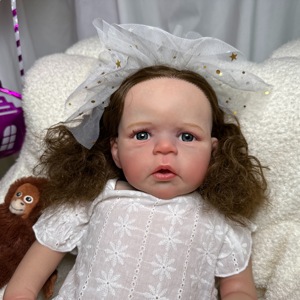 Holesale-bebé reborn realista de silicona, 60CM draw born - Product Image 6