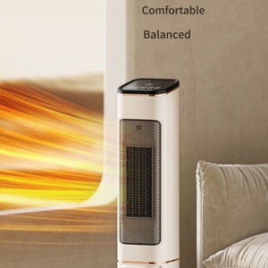 Calentador Eléctrico de Torre Metálico de 2000W, Protección Contra Sobrecalentamiento, Portátil, Cerámica PTC, Temporizador de 12 Horas, Control Táctil, Llama 3D - Product Image 2