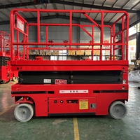 La Chine batterie électrique Mini Manlift ascenseur plate-forme élévatrice de travail hydraulique élévateurs à ciseaux d'intérieur
