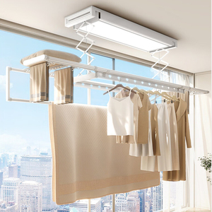 Foldable Smart Clothes Drying Rack Full-Light & Half-Light Single Scissor Hanger Four Fans Cold Hot Wind Drying - Product Image 3
