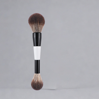 Kuas Makeup Sintetis Dua Sisi untuk Bedak, Blush On, Eyeshadow, dan Concealer - Kuas Makeup Tunggal