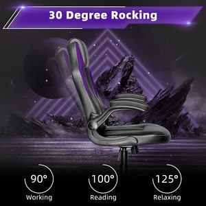 <span class=keywords><strong>Sillas</strong></span> de Escritorio Ergonómicas Giratorias de Piel Sintética PU Pvc Color Morado para Juegos, <span class=keywords><strong>Sillas</strong></span> de Esports con Reposabrazos Abatibles - Product Image 5