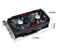 Carte Graphique Haute Qualité JGINYUE RTX GeForce 2060 6GDR GPU pour Gaming sur Ordinateur de Bureau