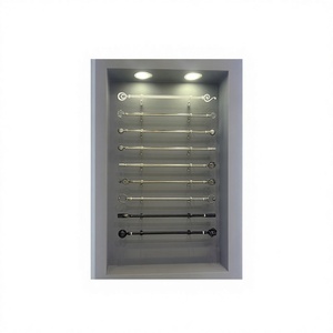 Modern <b>Single</b> Steel Decorative Pole Durable <b>Curtain</b> Rod Wall Brackets for Living Room-Multi-Length Hot Sale Accessory Holder - Product Image 3