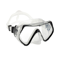 Lunettes de plongée anti-buée pour adultes Lunettes trempées Masque de chasse sous-marine Masque de plongée à faible volume
