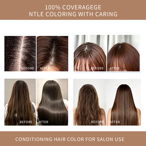 Crème colorante pour <span class=keywords><strong>cheveux</strong></span> jaune doré, beurre <span class=keywords><strong>de</strong></span> karité, couleur vive, haute couvrance, brillance lisse, anti-dessèchement, qualité professionnelle, OEM ODM - Product Image 5