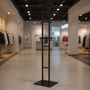 Soporte de póster de doble cara de 75 pulgadas con altura ajustable, tablero de exhibición rectangular negro mate para exhibición de pósteres. - Product Image 2