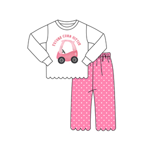 GLP3305 Ensemble western personnalisé pour petite fille, motif camouflage vert et poissons, tenue d'automne pour enfants, vente en gros de vêtements pour filles - Product Image 2