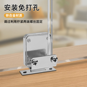 Serrure de porte d'armoire en verre Jin Aoding, alliage de zinc, loquet central moderne et simple pour meubles - Product Image 1