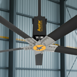 Industrial HVLS ceiling <b>fan</b> with six aerodynamic blades powerful energy efficient motor for <b>large</b> warehouse and commercial - Product Image 1