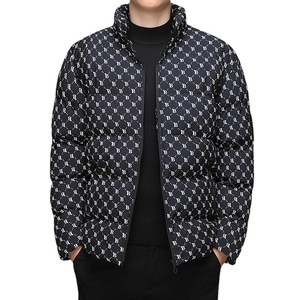 Veste matelassée en coton pour <span class=keywords><strong>homme</strong></span>, automne-<span class=keywords><strong>hiver</strong></span> 2025, nouvelle mode, design lettre B, épaisse, chaude, fermeture éclair sur le devant, veste de <span class=keywords><strong>costume</strong></span> - Product Image 5