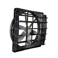 Ventilateur de circulation à lamelles REFINE de 55'' avec roulement à billes, construction en plastique haute résistance, montage mural