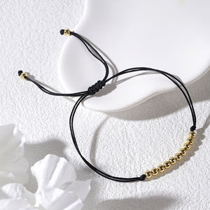 G2boho 2024 नए हस्तनिर्मित गहने छोटे तांबे के साथ नए हस्तनिर्मित गहने किशोरों के लिए महिलाओं के स्ट्रिंग कंगन - Product Image 5