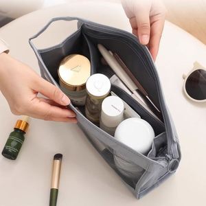 Bolsa de Aseo de Viaje Personalizada con Logotipo, Organizador de Artículos de Aseo, Bolsa de Maquillaje de Poliéster, Bolsa de Cosméticos de Malla Transparente - Product Image 3