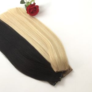 <span class=keywords><strong>Capelli</strong></span> russi di alta qualità <span class=keywords><strong>capelli</strong></span> geniale trama doppia disegnato extension #613 colore dritto per donne bianche - Product Image 4