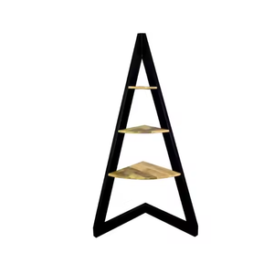Libreria in Legno Stile <span class=keywords><strong>Industriale</strong></span> Vintage Moderno, Regolabile, con 3 Ripiani, per <span class=keywords><strong>Soggiorno</strong></span> - Product Image 2