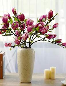 Magnolia Artificielle Haut de Gamme Effet Naturel en Gros, Faible MOQ, pour Composition Florale Artificielle - Product Image 3