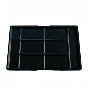 Plateau de rangement en plastique personnalisé, rectangulaire, 4 à 7 compartiments, organisation de bureau, thermoformé, ABS, moulage sous vide, OEM, ODM - Product Image 2