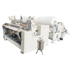 Machine de fabrication de papier pour serviettes de cuisine et ligne de Production de papier toilette à vendre, machine d'emballage de rouleau de tissu non tissé