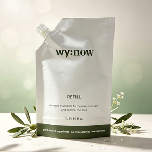 Custom Printed Stand Up Spout Pouch Liquid Refill Packaging <b>Bag</b> For Shampoo Body Wash Hand Soap - Product Image 1