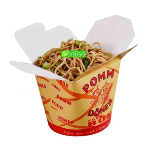 ตัวอย่างฟรี16Oz 26Oz 32Oz บรรจุภัณฑ์อาหารคราฟท์ทิ้งนำกล่อง Doner ก๋วยเตี๋ยว - Product Image 1