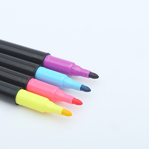 Eco-Friendly <strong>Black</strong> Shell Colorful Pen Cap 12-Color <strong>Permanent</strong> <strong>Markers</strong> for Paper Wood Metal Glass Water-Proof 30mm Plastic <strong>Marker</strong> - Product Image 6