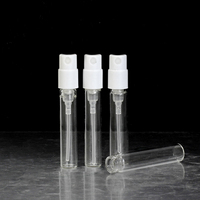 Flacon de parfum en verre transparent rechargeable de luxe, rond, 2 ml, 3 ml, 5 ml, 10 ml, 20 ml, avec boîte, vente en gros