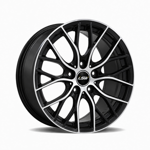 ล้อฟอร์จ LS8164 ขนาด 18 19 20 นิ้ว 5x112 5x120 สีดำเงา ขอบลายตาข่าย สำหรับ BMW Porsche - Product Image 1
