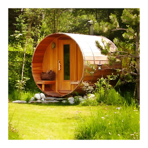 Ngoài trời thông gỗ Thùng phòng tắm hơi với ướt chức năng hơi nước và bếp gỗ cho 4 người - Product Image 3