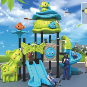 1-3 jeux de terrain pour le parc Nios, balançoire de jardin en bois pour l'école, équipement d'extérieur, aire de jeux pour enfants, toboggan en plastique - Product Image 2