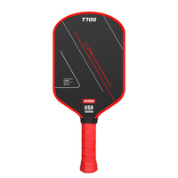 Raquette de pickleball SwiftAce SA-356 T700 en fibre de carbone haute rigidité, surface mate texturée, légère, haute rotation, nid d'abeille 16 mm