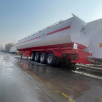 Vente directe d'usine Dingtu Shandong, semi-remorque citerne à carburant diesel en acier de grande capacité 40000L 50000L, 25001-30000kg