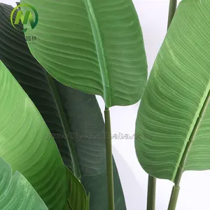 人工プラスチック旅行者バナナ屋内盆栽樹木植物家の装飾のためのパラダイス植物の人工鳥