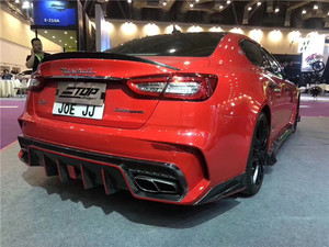 ชุดแต่งคาร์บอนไฟเบอร์สำหรับ Quattroporte รุ่น TOP Style กันชนหน้า กันชนหลัง สปอยเลอร์ฝากระโปรง ติดตั้งง่ายด้วยกาวในตัว - Product Image 2