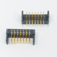 Connecteur mâle DGDTE A12M 2.0mm à 7 broches avec deux hauteurs de borne, boîtier en alliage de cuivre et plastique noir pour batterie de drone