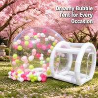 Tentes gonflables cylindriques portables quatre saisons à double couche pour événements extérieurs, diamètre 4m, pour mariages et fêtes d'anniversaire (vente en gros)