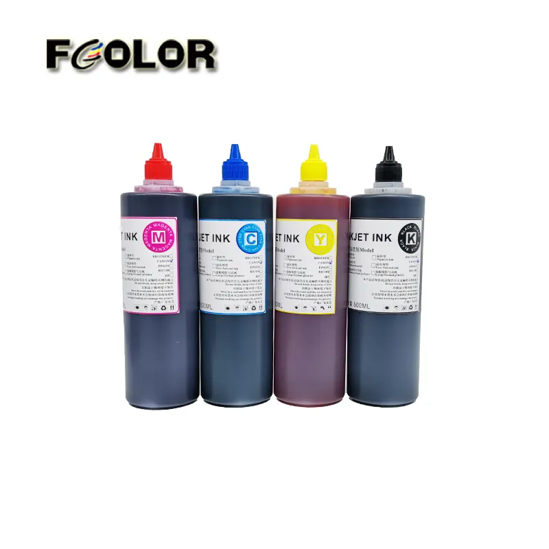 Fcolor 1000ML evrensel doldurulan mürekkep boya uyumlu toplu Canon için mürekkep Epson, HP, Brother yazıcı